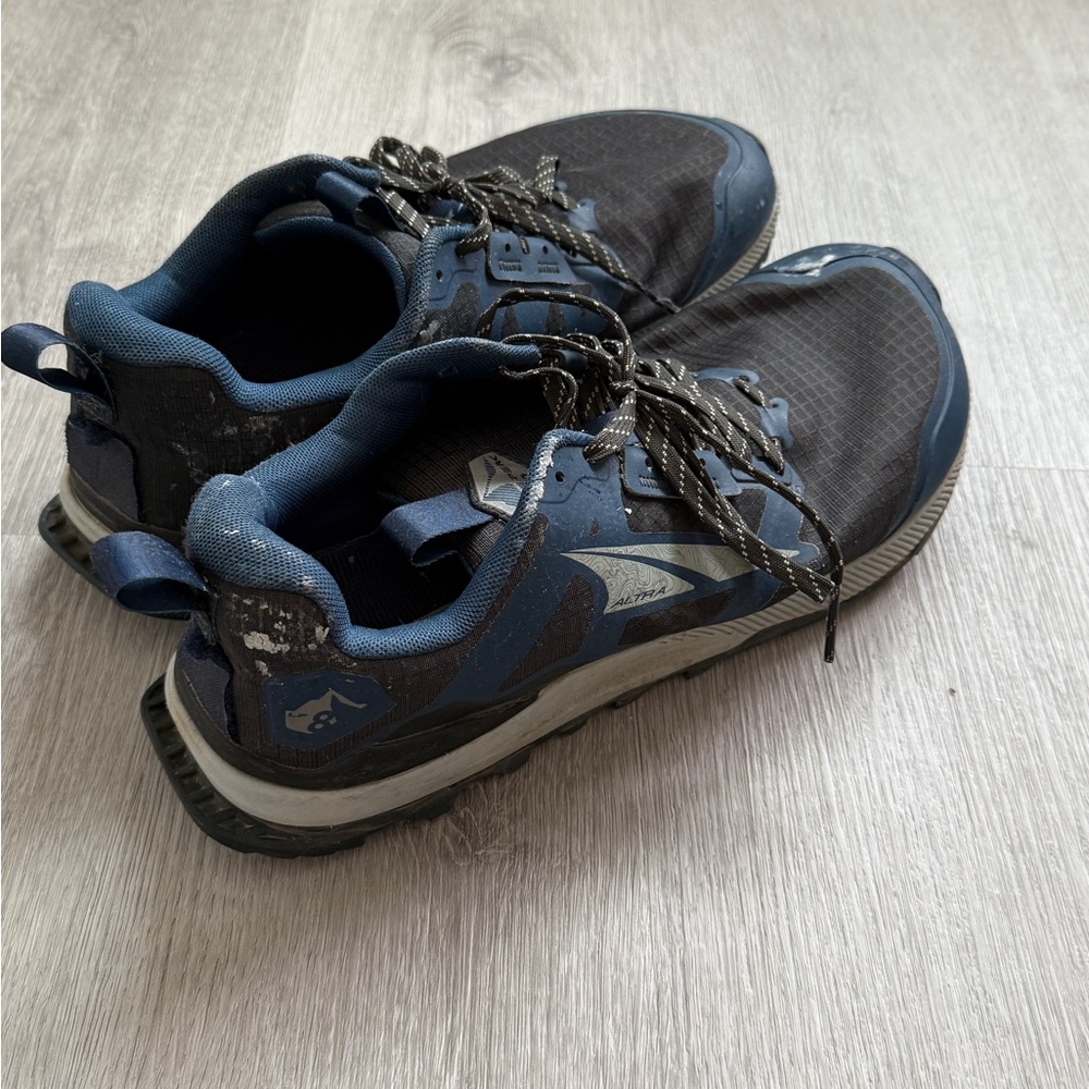 Altra Blue and Black trail Shoes